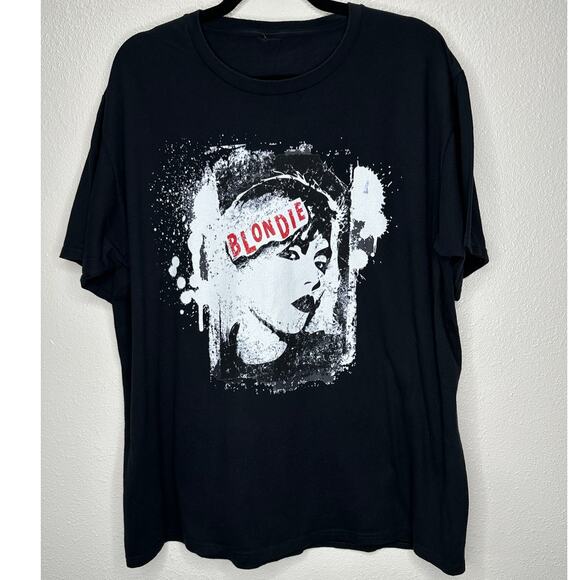 Blondie Black Short Sleeve White & Red Blondie Graphic Tee Shirt XL - Picture 2 of 8